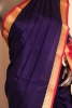 Contrast Classic Pure Mysore Crepe Silk Saree